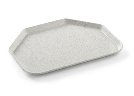 Serveringsbakke, trapezformet , AmerBox, Granite, 455x355mm