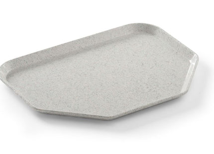 Serveringsbakke, trapezformet , AmerBox, Granite, 455x355mm