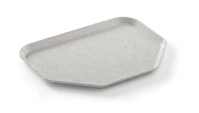 Serveringsbakke, trapezformet , AmerBox, Granite, 455x355mm