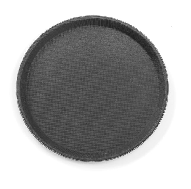 Serveringsbakke, rund, skridsikker, HENDI, ⌀360x(H)20mm