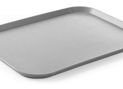 Polypropylen fastfoodbakke, stor, AmerBox, Grøn, 350x450x(H)20mm