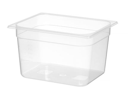 Beholder GN 1/2 polypropylen, HENDI, Profi Line, GN 1/2, 11L, gennemsigtig, 325x265x(H)200mm