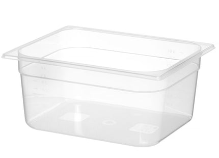 Beholder GN 1/2 polypropylen, HENDI, Profi Line, GN 1/2, 8L, gennemsigtig, 325x265x(H)150mm