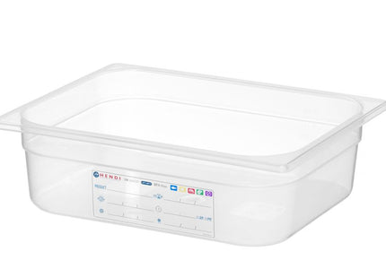 Beholder GN 1/2 HACCP, HENDI, GN 1/2, 6,5L, gennemsigtig, 325x265x(H)100mm