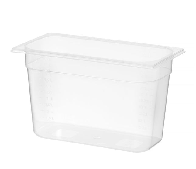 Beholder GN 1/3 polypropylen, HENDI, Profi Line, GN 1/3, 6,5L, gennemsigtig, 325x176x(H)200mm
