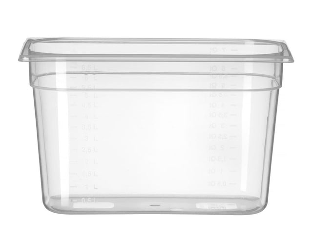 Beholder GN 1/3 polypropylen, HENDI, Profi Line, GN 1/3, 6,5L, gennemsigtig, 325x176x(H)200mm