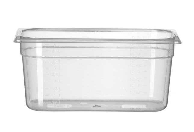 Beholder GN 1/3 polypropylen, HENDI, Profi Line, GN 1/3, 5L, gennemsigtig, 325x176x(H)150mm
