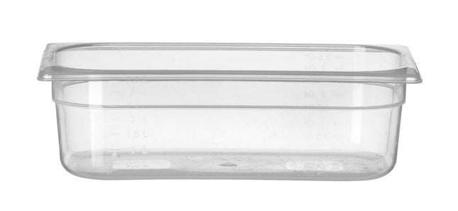 Beholder GN 1/3 polypropylen, HENDI, Profi Line, GN 1/3, 3,5L, gennemsigtig, 325x176x(H)100mm