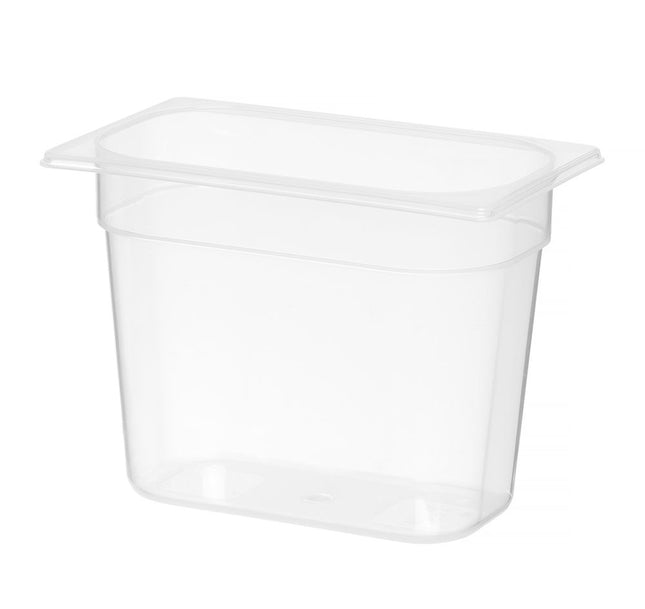 Beholder GN 1/4 polypropylen, HENDI, Profi Line, GN 1/4, 4,5L, gennemsigtig, 265x162x(H)200mm