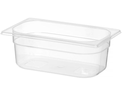 Beholder GN 1/4 polypropylen, HENDI, Profi Line, GN 1/4, 2L, gennemsigtig, 265x162x(H)100mm