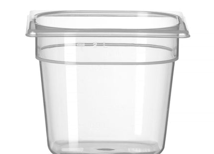 Beholder GN 1/6 polypropylen, HENDI, Profi Line, GN 1/6, 2L, gennemsigtig, 176x162x(H)150mm