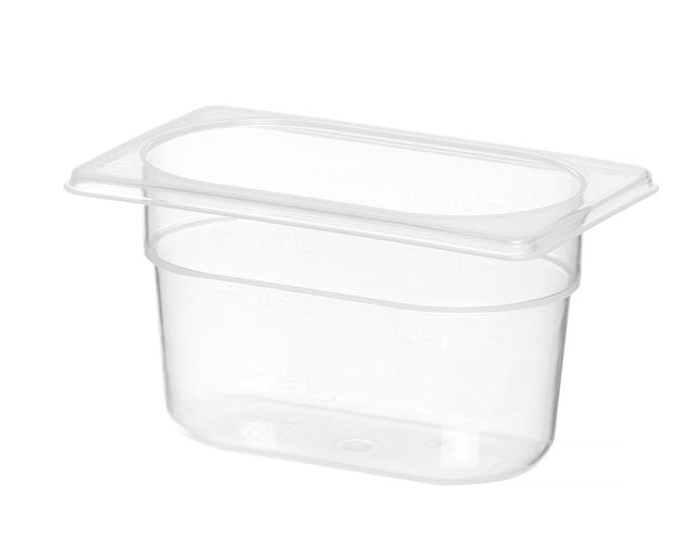 Beholder GN 1/9 polypropylen, HENDI, Profi Line, 1,0, GN 1/9, 0,75L, gennemsigtig, 176x108x(H)100mm