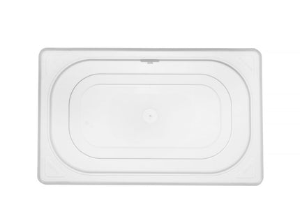 Låg til GN-beholdere i polypropylen, HENDI, GN 1/4, gennemsigtig, 265x162mm
