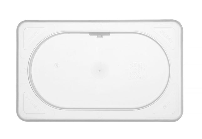 Låg til GN-beholdere i polypropylen, HENDI, GN 1/9, gennemsigtig, 176x108mm