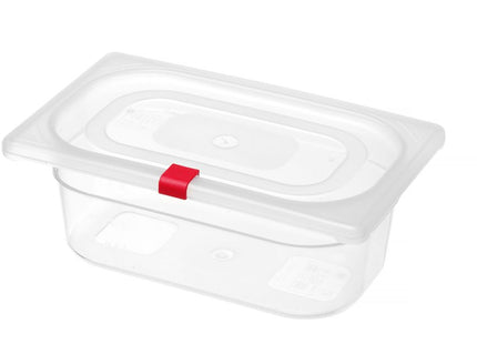 Lågclips til HACCP-opbevaringsbeholdere, HENDI, Lilla, 12 pcs