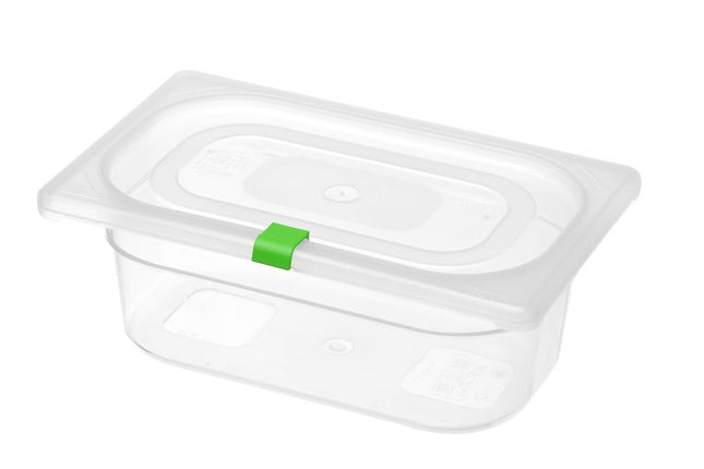 Lågclips til HACCP-opbevaringsbeholdere, HENDI, Grøn, 12 pcs