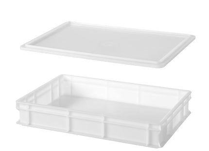Pizzadejskasse 600x400, AmerBox, Profi Line, hvid, 600x400x(H)70mm, Rektangulær