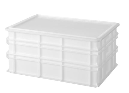 Pizzadejskasse 600x400, AmerBox, Profi Line, hvid, 600x400x(H)100mm, Rektangulær
