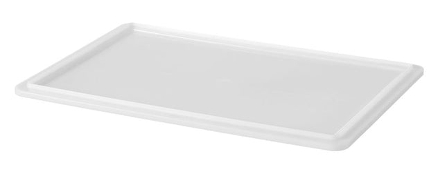 Låg til pizzadejskasser, AmerBox, Profi Line, hvid, 600x400mm, Rektangulær