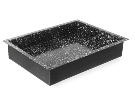 Plade CONVECTOMAT CLASSIC GN 2/3, HENDI, GN 2/3, Sort, 354x325x(H)60mm, Rektangulær