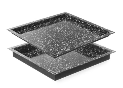 Plade CONVECTOMAT CLASSIC GN 2/3, HENDI, GN 2/3, Sort, 354x325x(H)20mm, Rektangulær