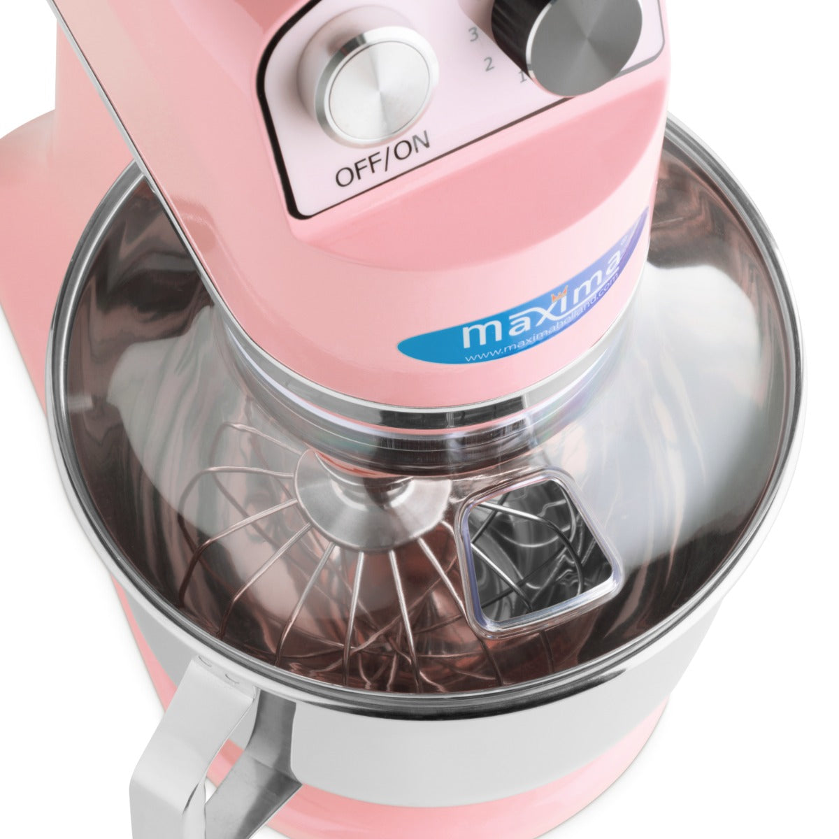 Stativmixer - 7L - Op til 2 kg dej - Pink