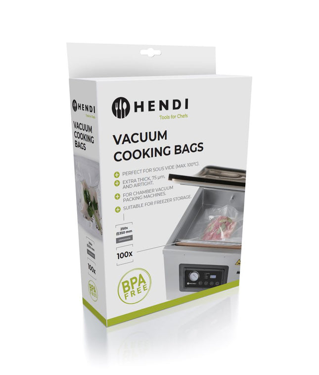 sous vide-poser til vakuumpakkemaskiner, HENDI, 100 stk., 350x250mm