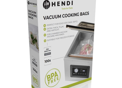 sous vide-poser til vakuumpakkemaskiner, HENDI, 100 stk., 350x250mm