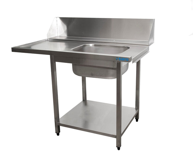Forsyning bord til opvaskemaskine højre, 1 kar, 1200 mm