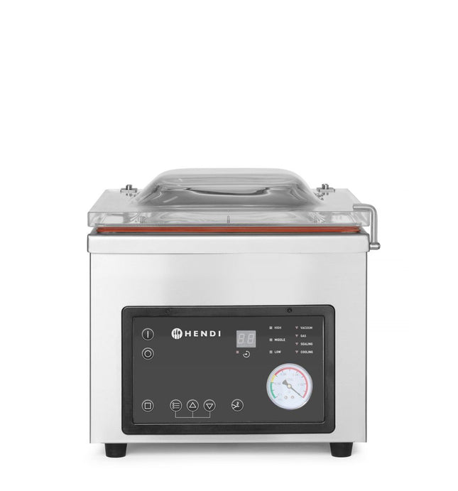 Kammer-vakuumpakkemaskine, HENDI, Profi Line, svejseliste 260 mm, 230V/370W, 330x480x(H)360mm