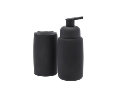 Sæbedisp. Mono sort rubber coa - 6 stk