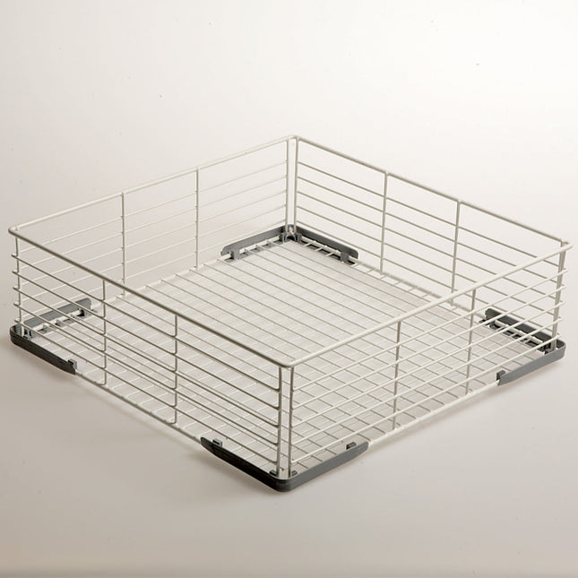 kurv for glas i rilsaniseret stål