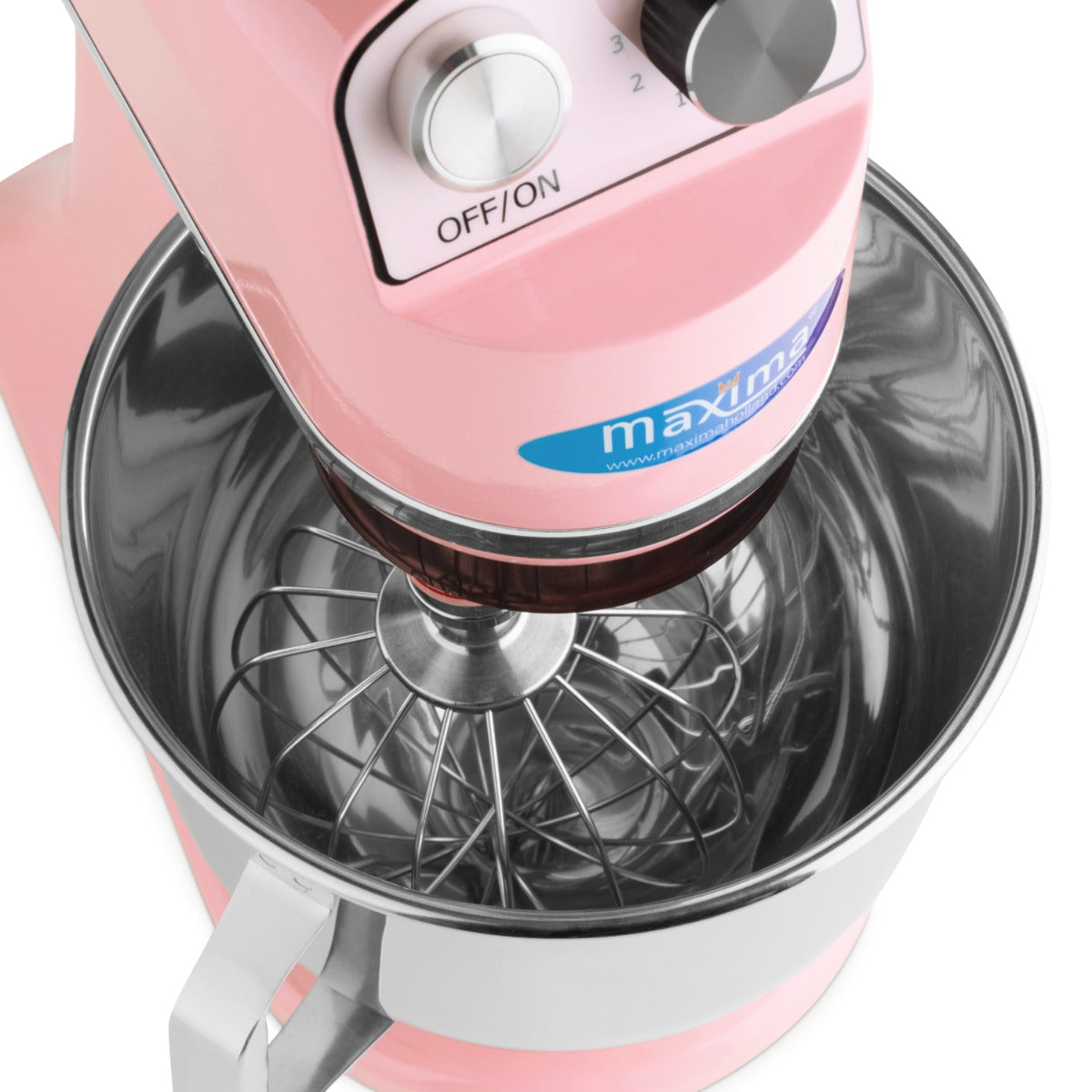 Stativmixer - 7L - Op til 2 kg dej - Pink