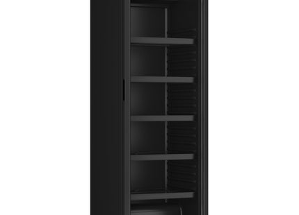 Køleskab, 388 L sort, 1 glaslåge model GTK 388
