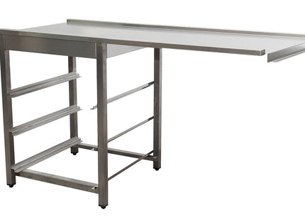 Afløb bord til opvaskemaskine højre side, 1600mm