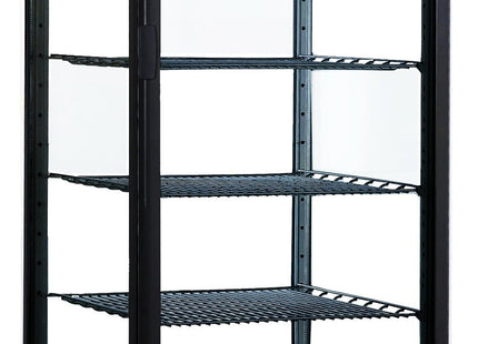 Køledisplay, sort 
model LENN