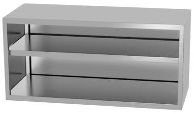 Væghængt skab uden skydedøre – B 1600 x T 400 x H 600 mm