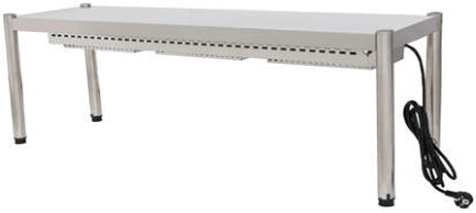 Varmelampe i 1 niveau – B 1600 x T 350 x H 400 mm