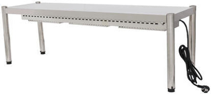 Varmelampe i 1 niveau – B 2000 x T 350 x H 400 mm