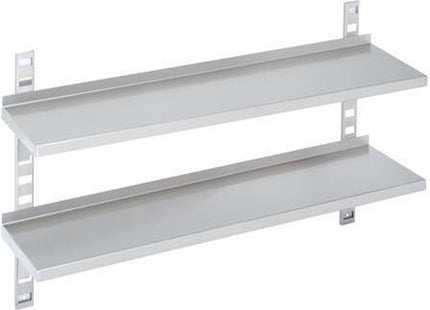 Dobbelt væghylde dybde 200 mm – B 1100 x T 200 x H 100 mm