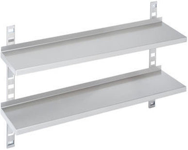 Dobbelt væghylde dybde 400 mm – B 500 x T 400 x H 100 mm