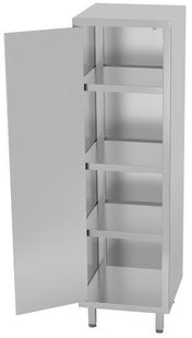 Opbevaringsskab 400 x 500 med 1 låge – B 400 x T 500 x H 1800 mm