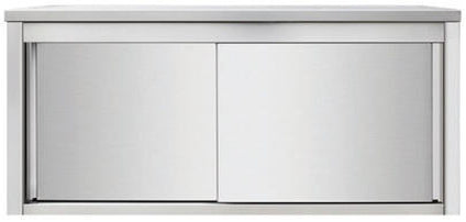Væghængt skab med skydedøre – B 1800 x T 400 x H 650 mm