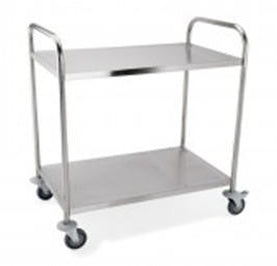 Serverings- og afrydningsvogn 850 med 2 hylder – B 850 x T 530 x H 950 mm