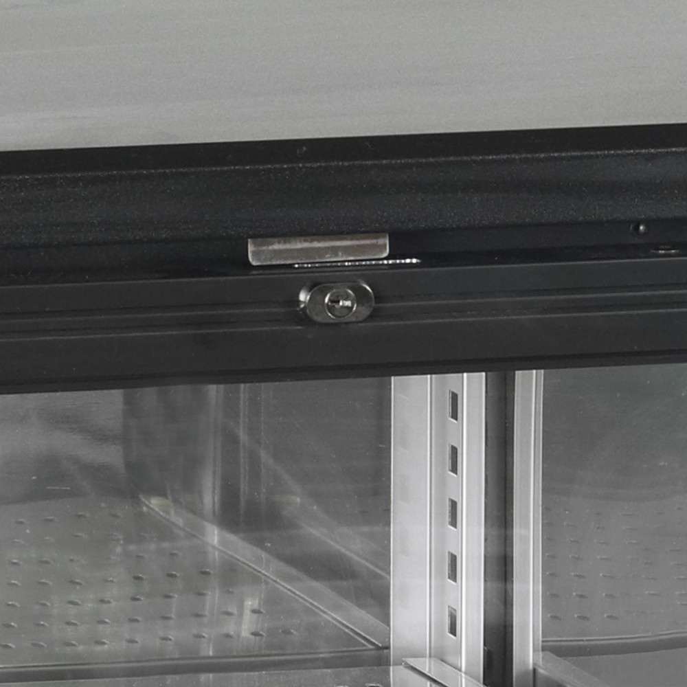 Backbar / Bar køleskab - 3 glaslåger - CBC310G