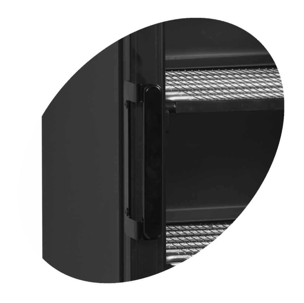 Displayfryser - 300 liter - Sort -UFSC370GCP