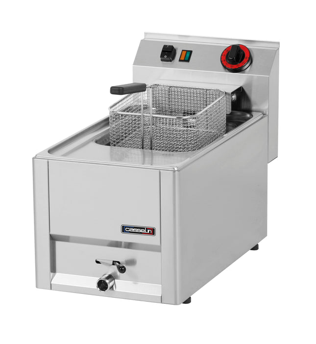 Elektrisk frituregryde med aftapningshane 8 liter T 33