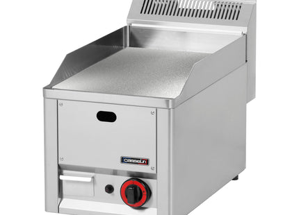 Gas stegeplade Tekstureret Chrome 33