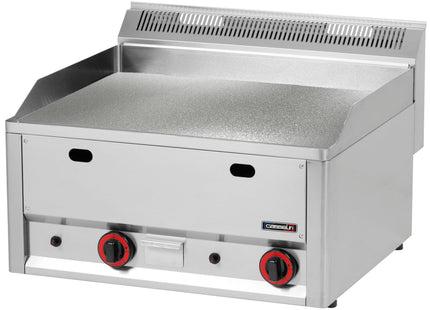Gas stegeplade Tekstureret Chrome 66