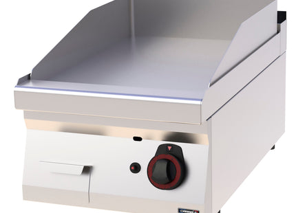 Gas stegeplade Glat Chrome 40